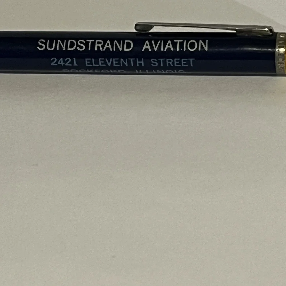 Vintage Sundstrand (Rockford, IL) Durolite Pen And Rubber Coin Purse Aerospace